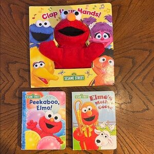 Sesame Street kids books | set of 3 Elmo board books